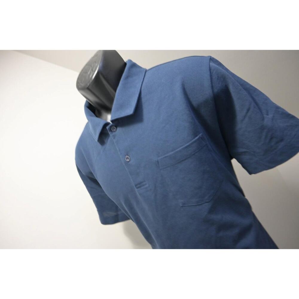 Mack Weldon Golf Polo Short Sleeve Cotton Blend Blue Athletic Mens Size‎ 2XL XXL